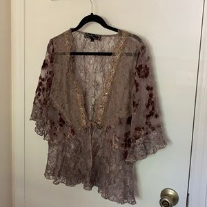 Lace shrug